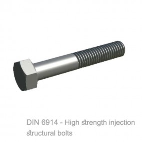 پیچ شش گوش گل درشت DIN 6914