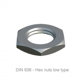 مهره شش گوش باریک DIN 936